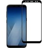 Защитное стекло KST Full glue для Samsung Galaxy A8 2018/A5 2018 (черное)